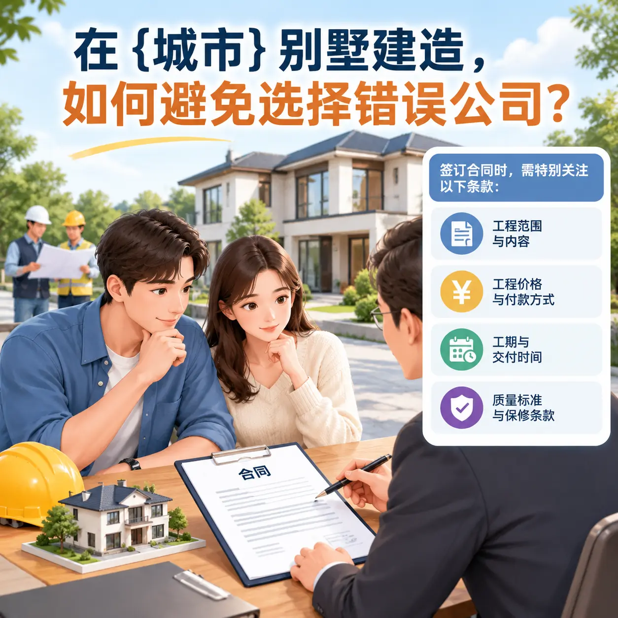 在 六枝特 别墅建造，如何避免选择错误公司？