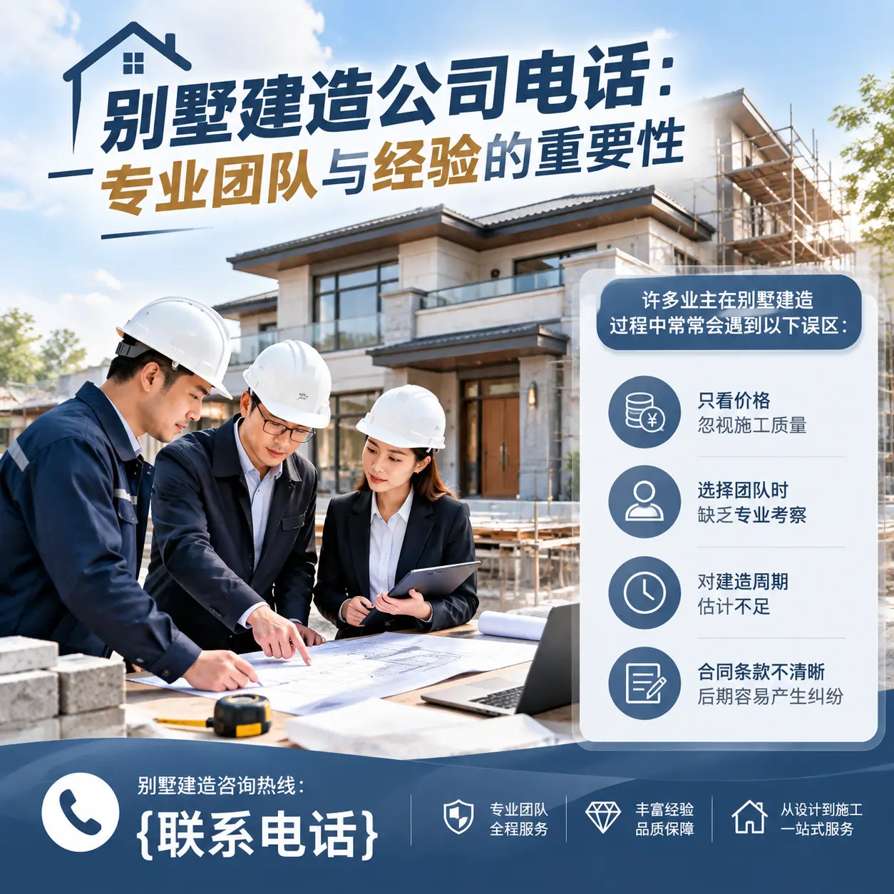 六枝特别墅建造公司电话:专业团队与经验的重要性
