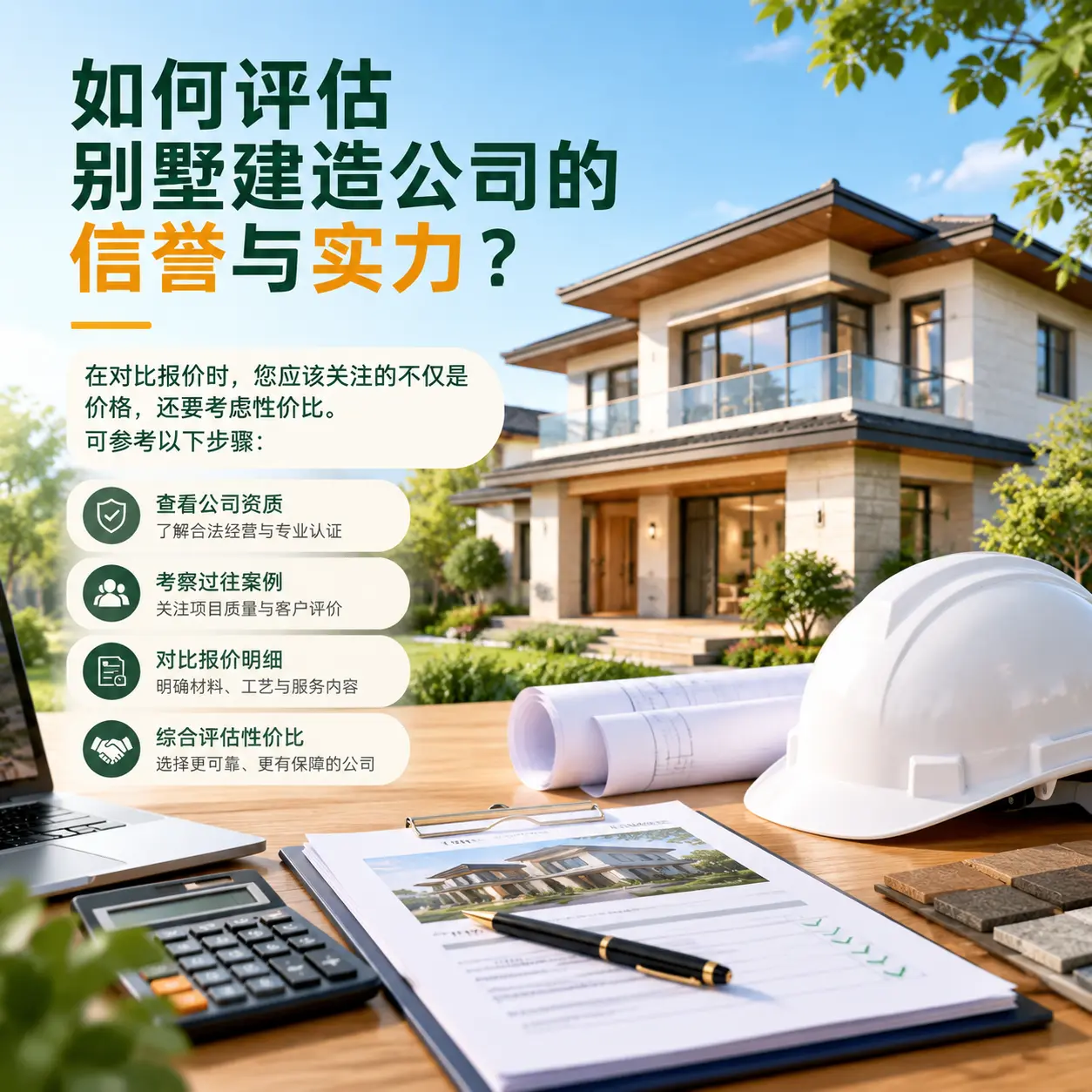 如何评估 六枝特 别墅建造公司的信誉与实力？