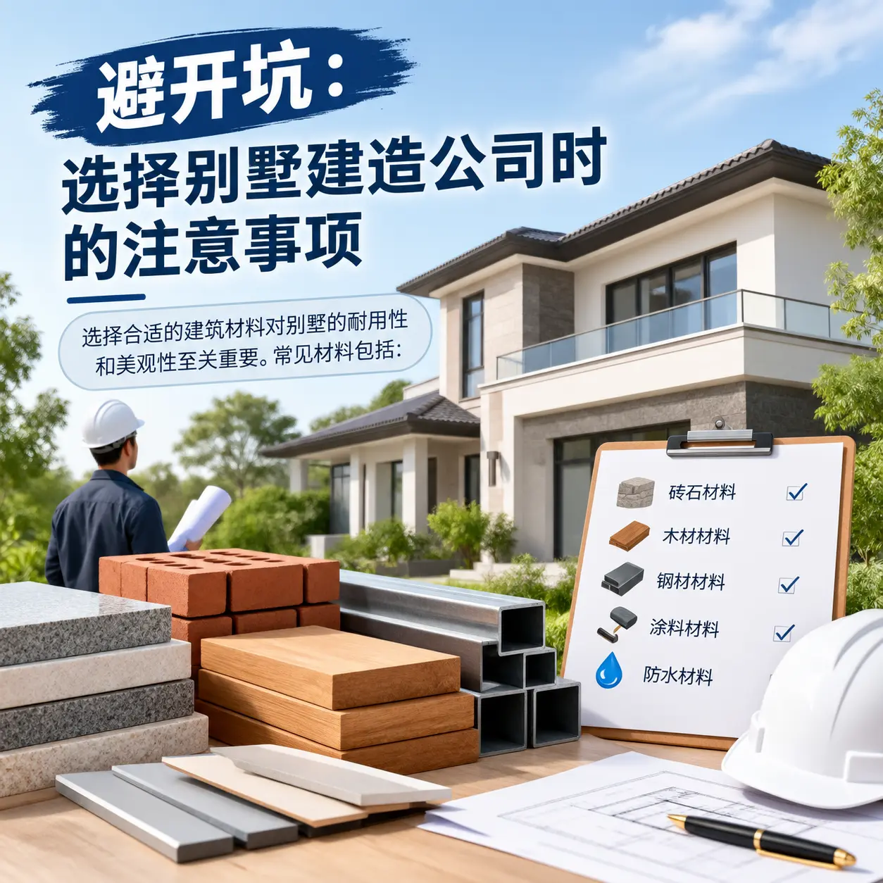 避开坑:选择 六枝特 别墅建造公司时的注意事项